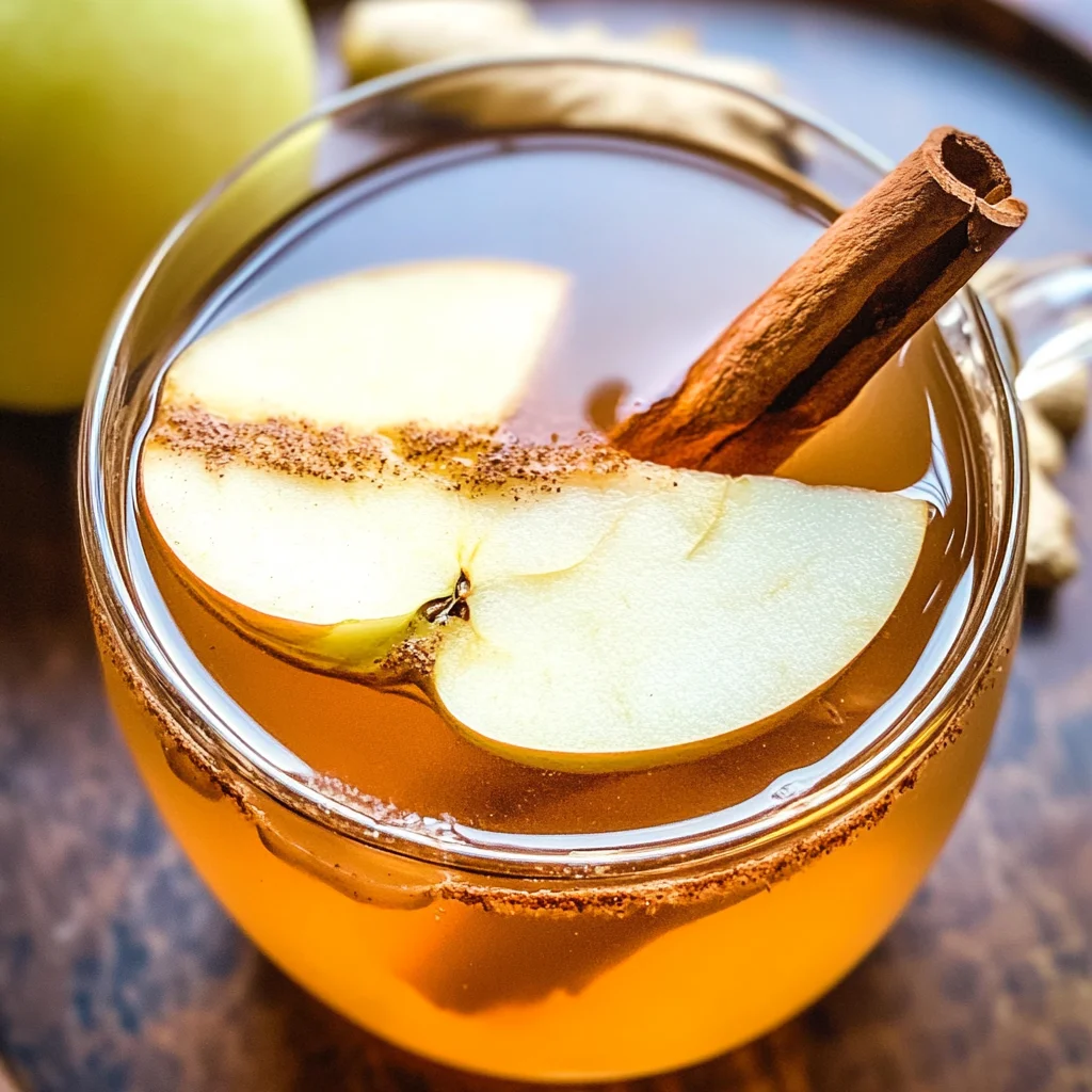 Apple Cinnamon Tea with Ginger