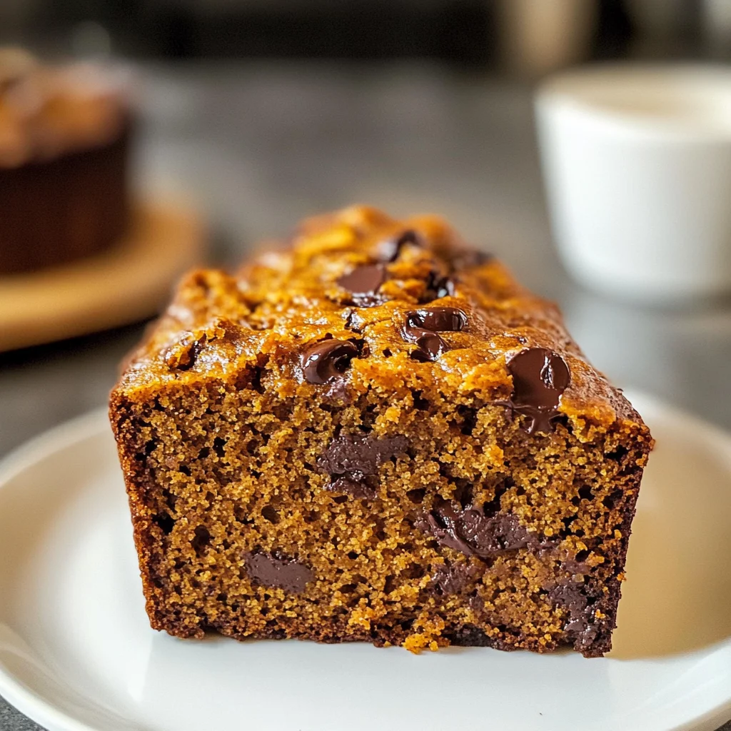 Banana Chocolate Chip Pumpkin Bread