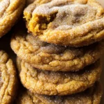 Chewy Pumpkin Snickerdoodle Cookies