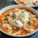 Crockpot Chicken Parmesan Soup Recipe