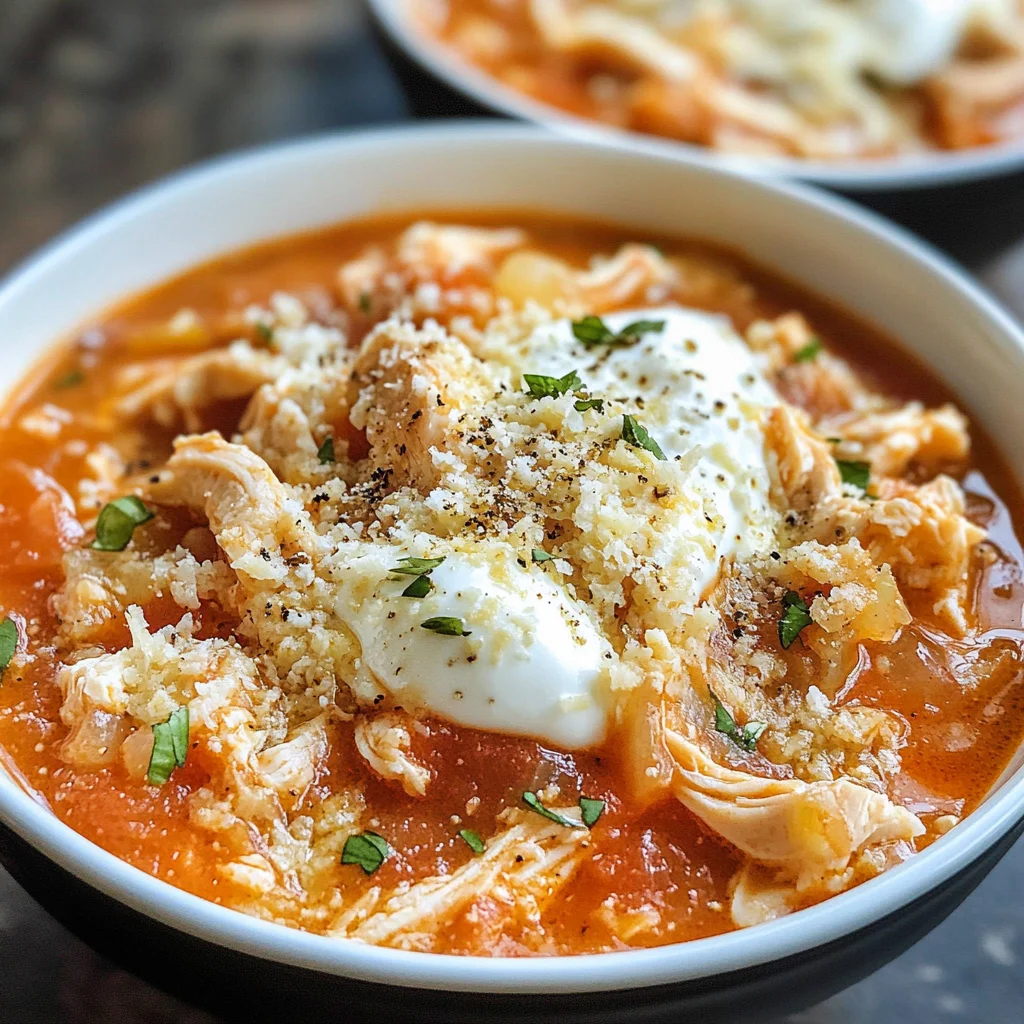Crockpot Chicken Parmesan Soup Recipe