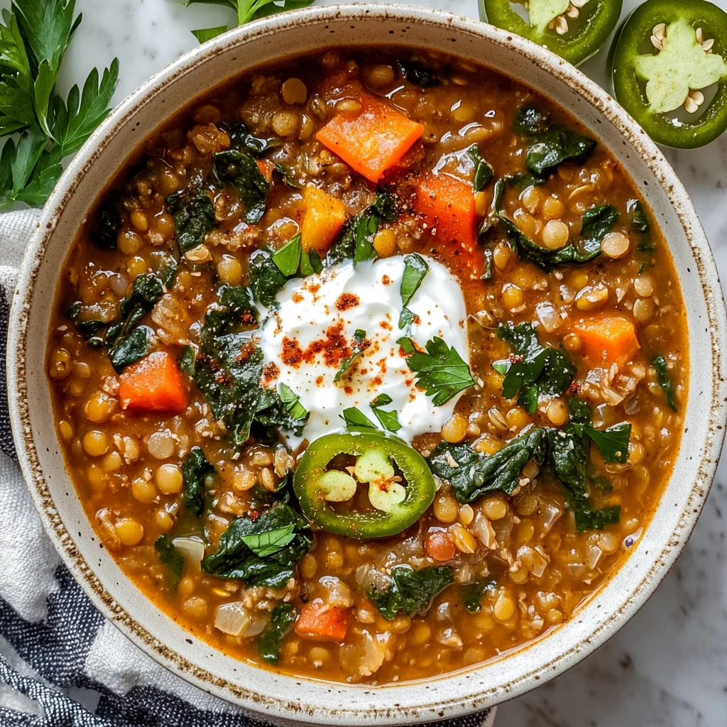 Detox Moroccan Lentil Soup
