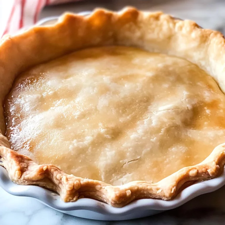 Easy Homemade Pie Crust