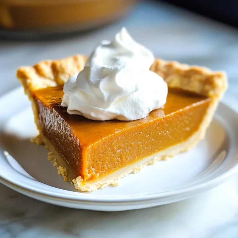 Easy Pumpkin Pie