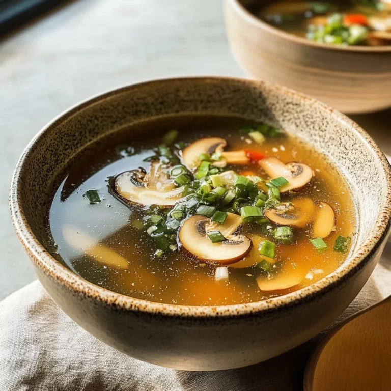 Japanese Clear Soup Recipe