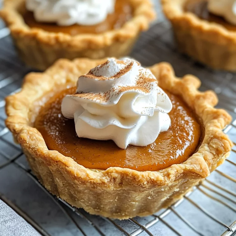 Mini Pumpkin Pies