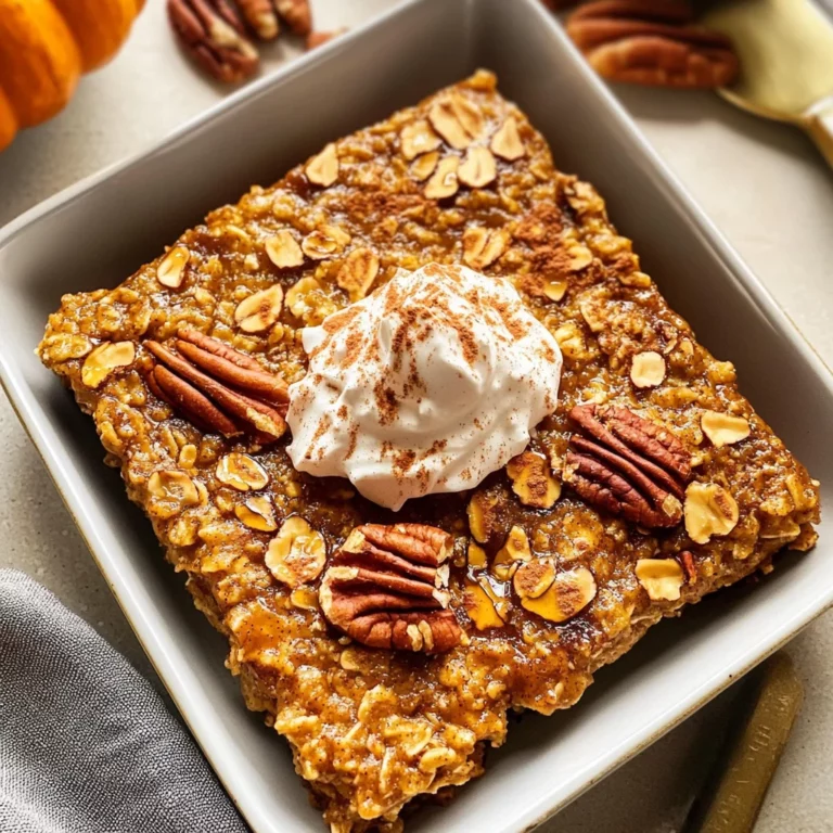 Pumpkin Baked Oatmeal