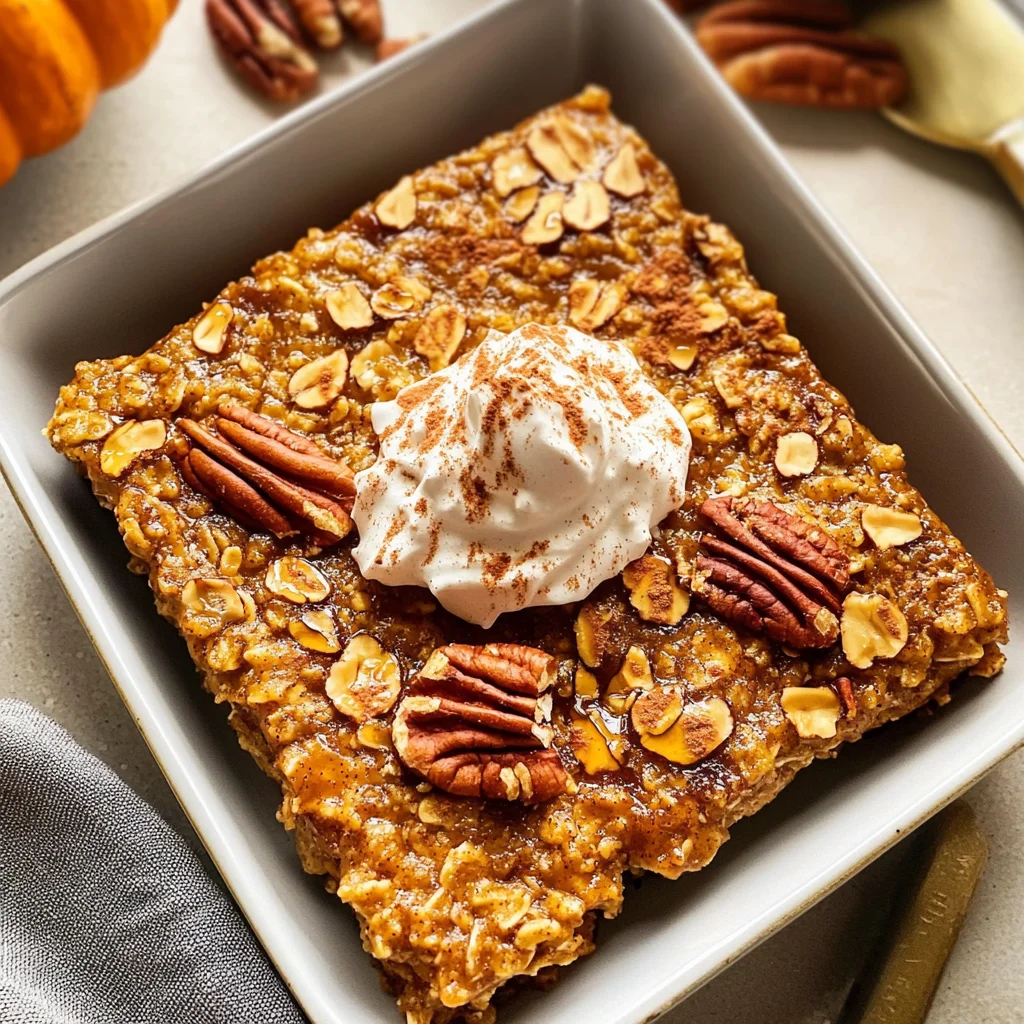 Pumpkin Baked Oatmeal