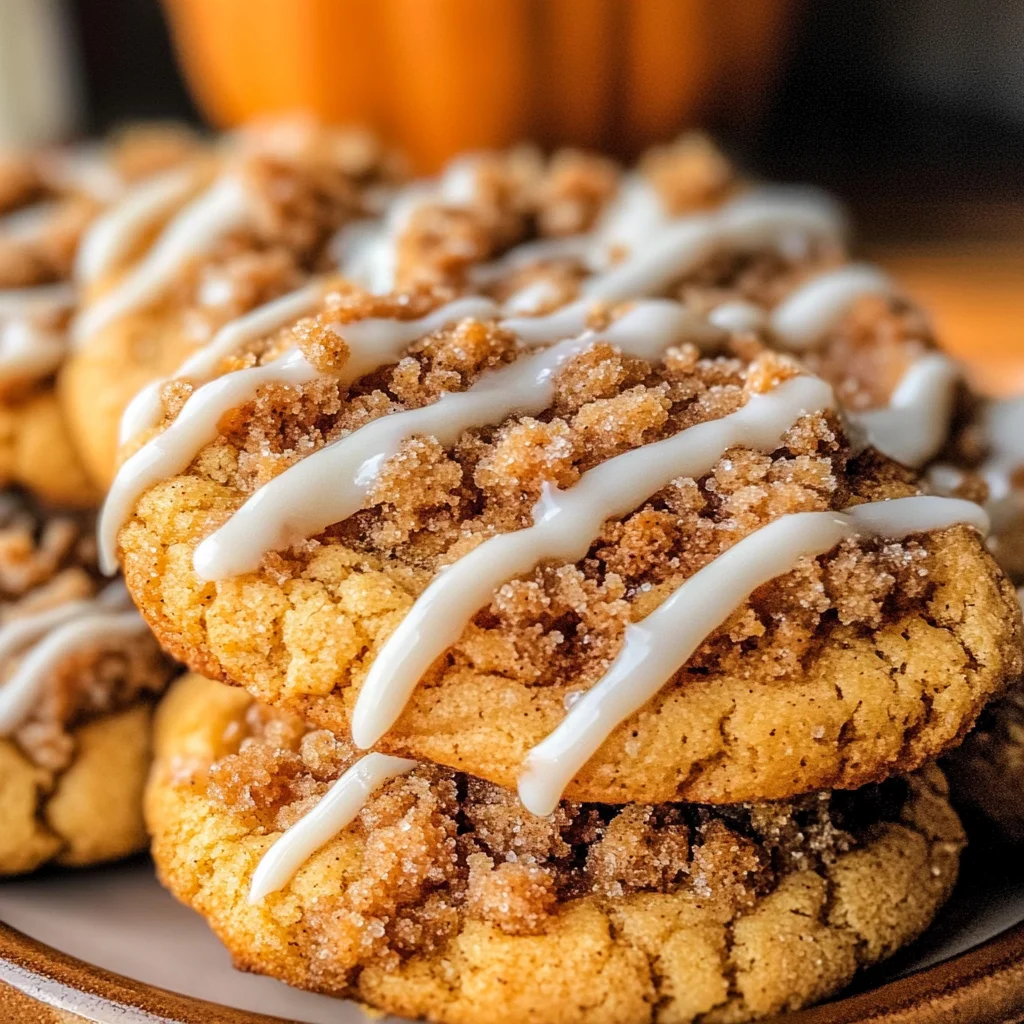 Pumpkin Coffee Cake Cookies