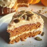 Pumpkin Spice Cake with Brown Sugar Cream Cheese Frosting