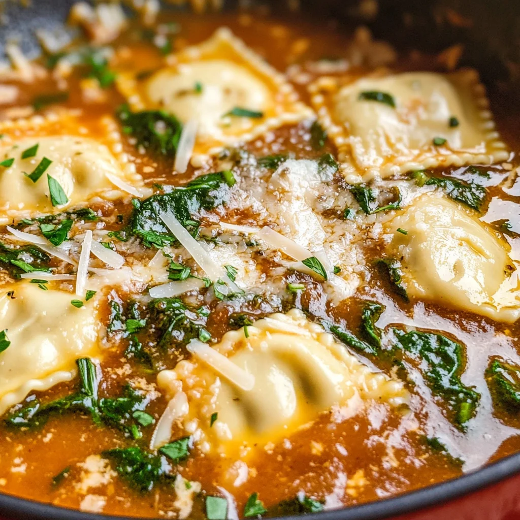 Ravioli Soup