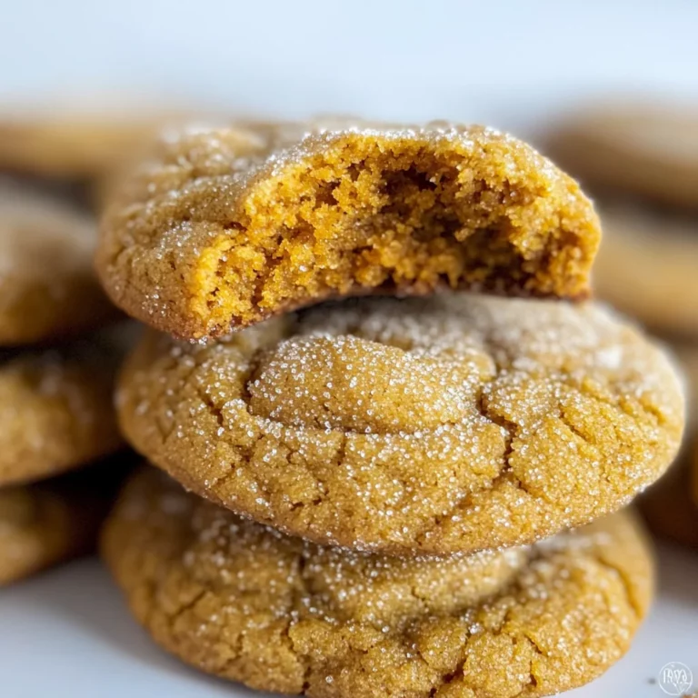Soft and Chewy Pumpkin Molasses Cookies