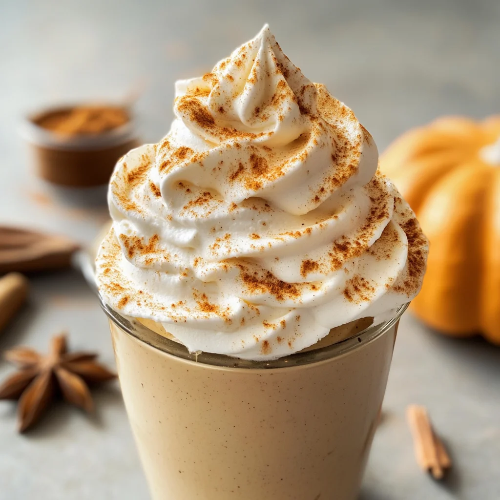 Starbucks Pumpkin Spice Whipped Cream
