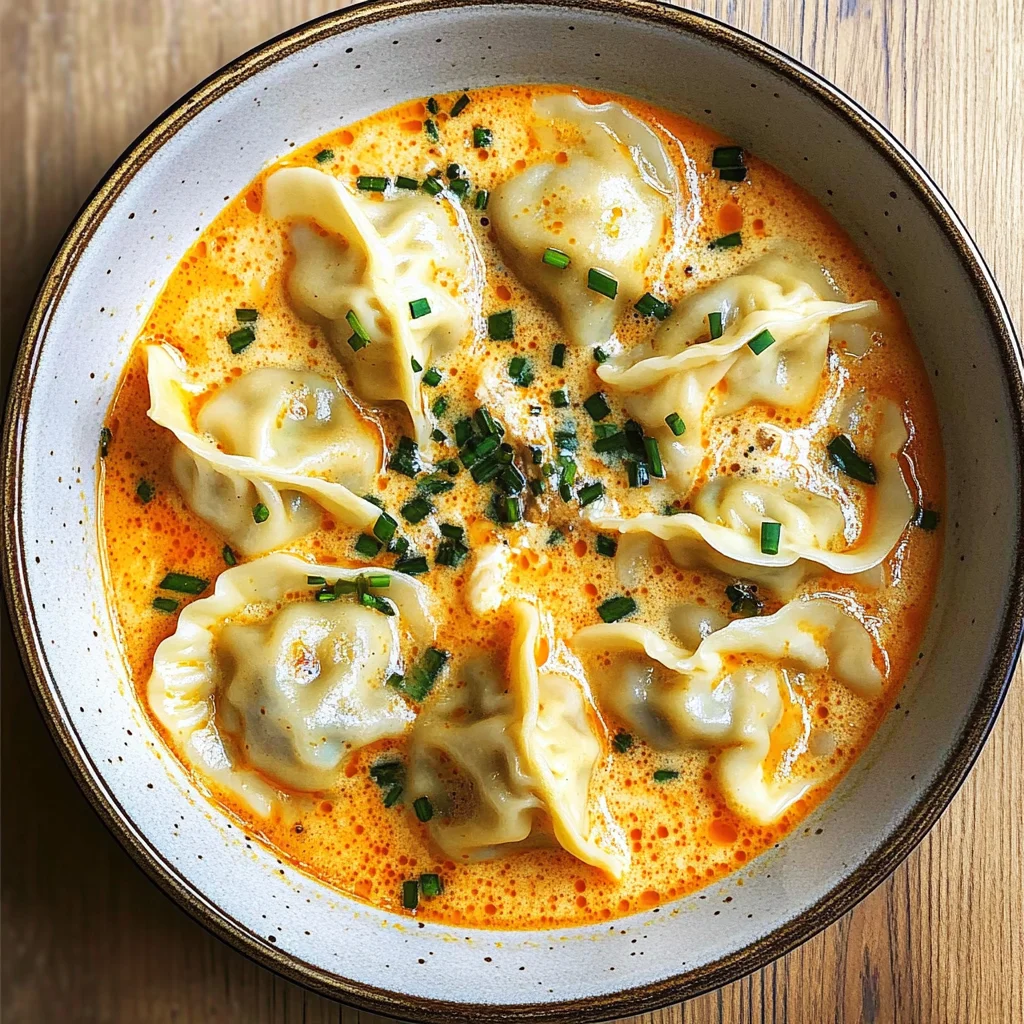 Thai Coconut Curry Dumpling Soup