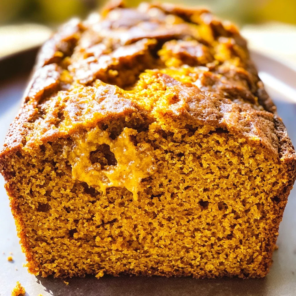 Vanilla Pudding Pumpkin Bread