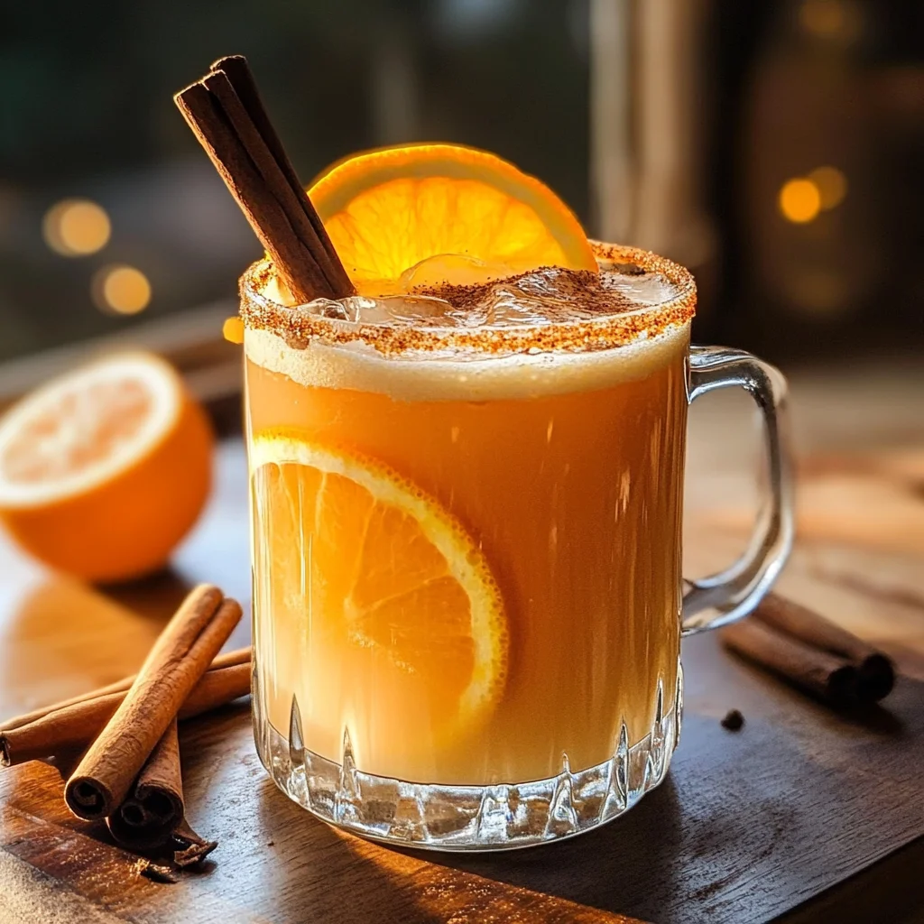 Warm Cinnamon Orange Delight Mocktail Recipe