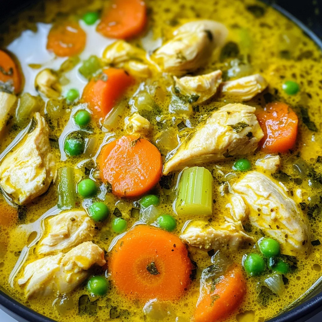 Anti Inflammatory Turmeric Chicken Soup
