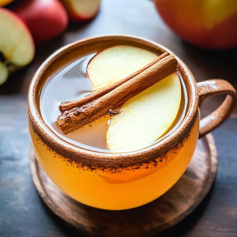 Apple Cinnamon Tea with Ginger