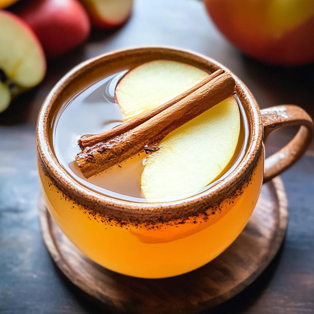 Apple Cinnamon Tea with Ginger