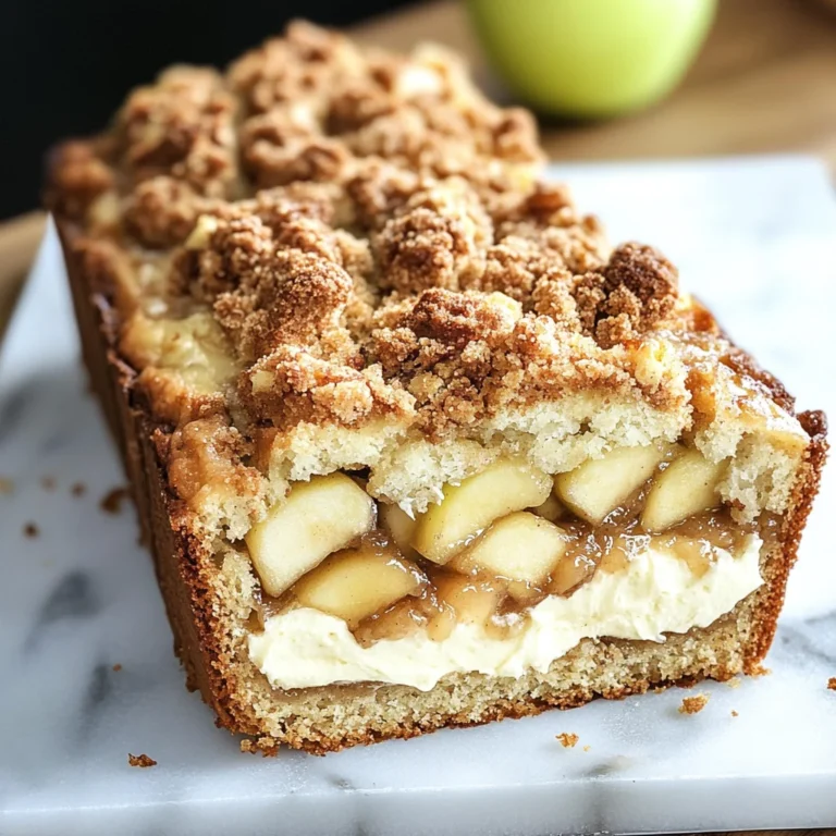 Apple Crisp Cheesecake Bread