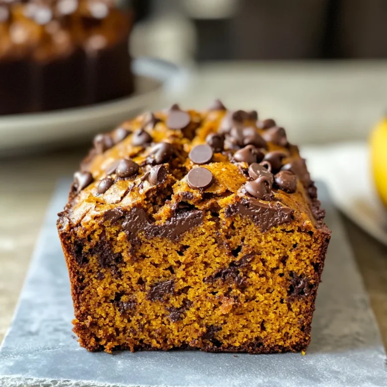 Banana Chocolate Chip Pumpkin Bread
