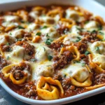 Beefy Tortellini Bake