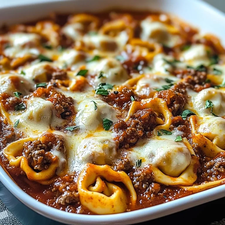 Beefy Tortellini Bake