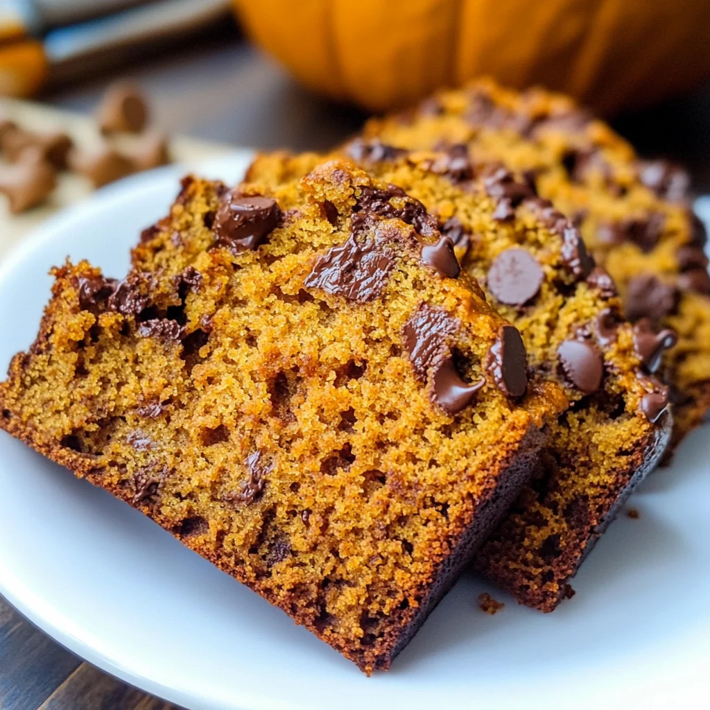 Best Chocolate Chip Pumpkin Bread