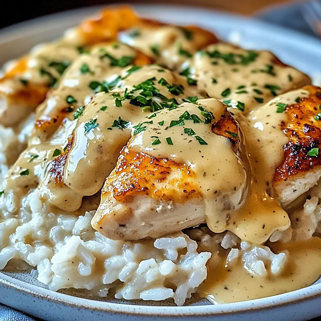 Best Smothered Chicken and Rice Recipe