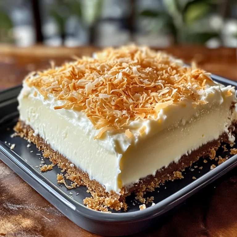 Coconut Cream Lush: A Creamy, No-Bake Dessert for Every Occasion