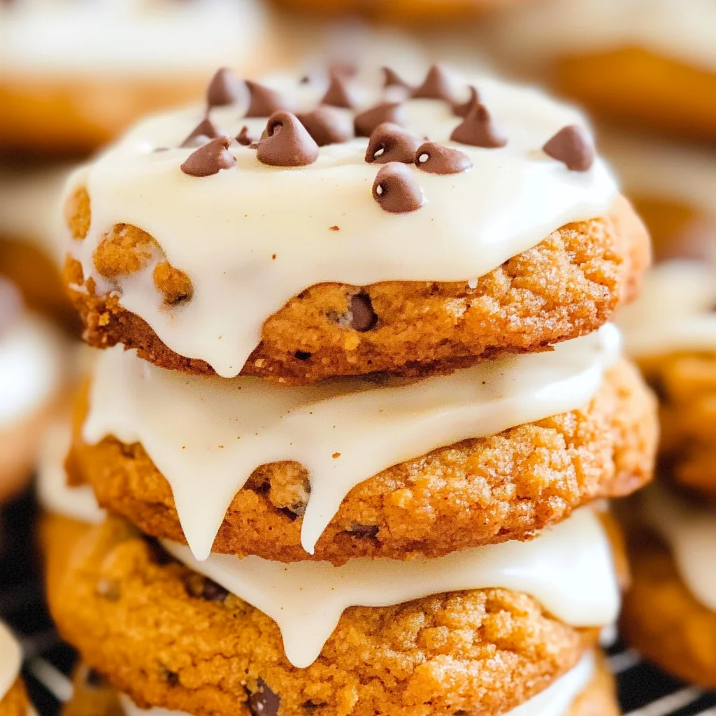 Copycat Crumbl Pumpkin Cake Cookies