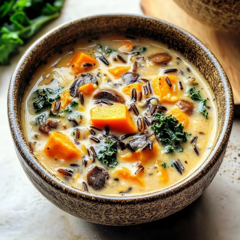 Cozy Autumn Wild Rice Soup