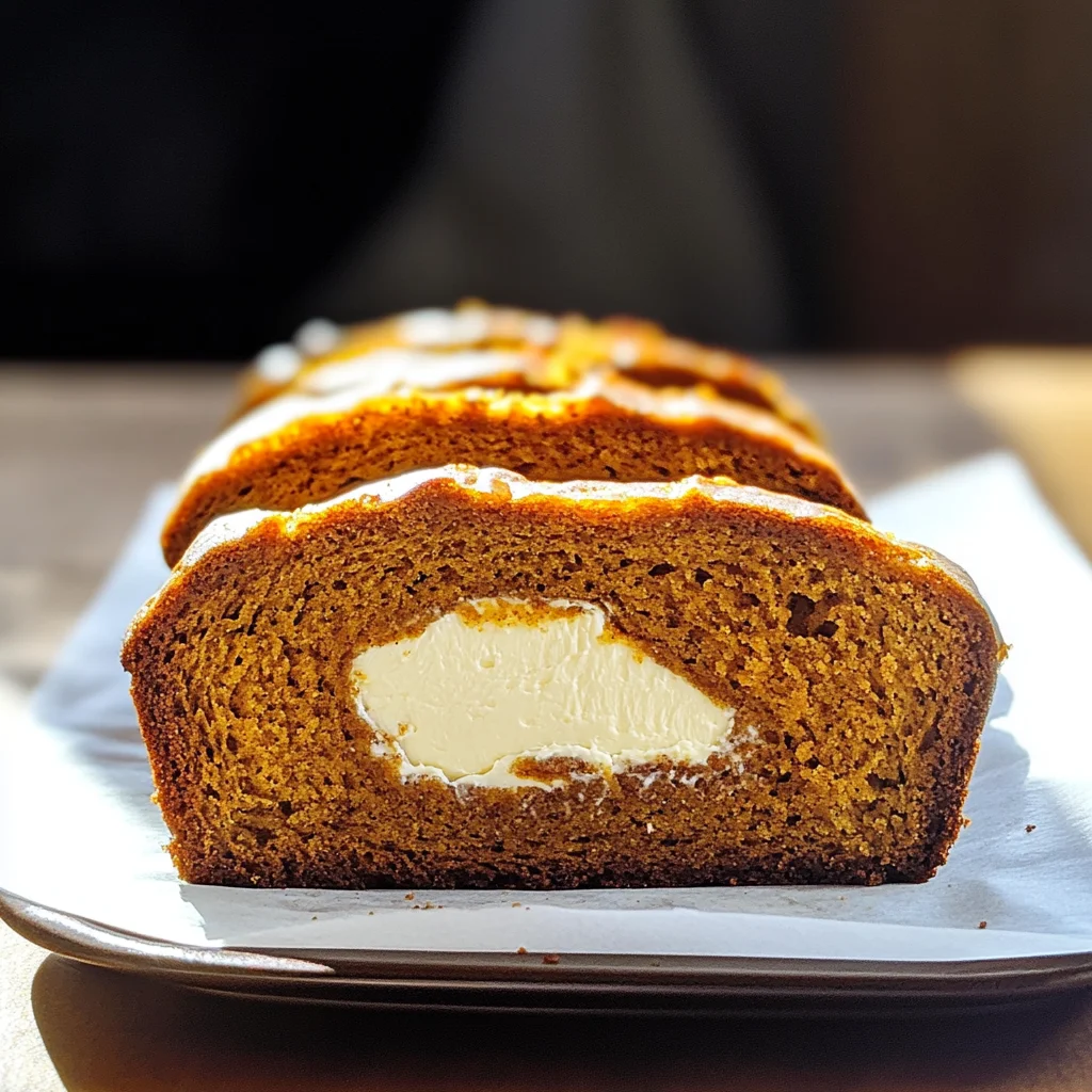 Cream Cheese-Filled Pumpkin Bread