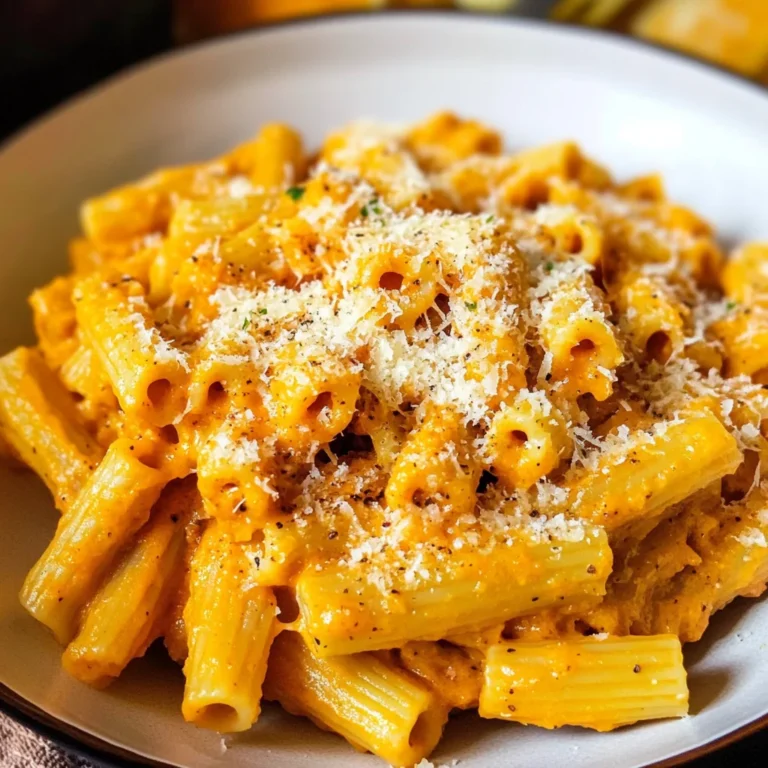 Creamy Parmesan Pumpkin Pasta