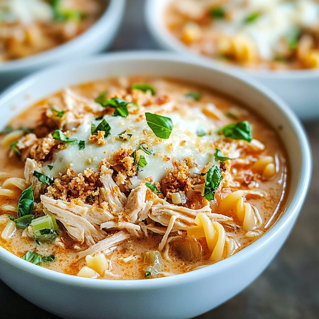 Crockpot Chicken Parmesan Soup Recipe