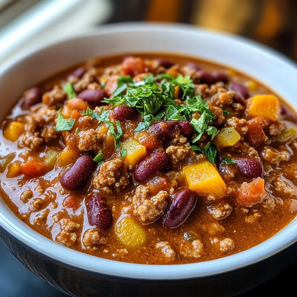Crockpot Pumpkin Chili