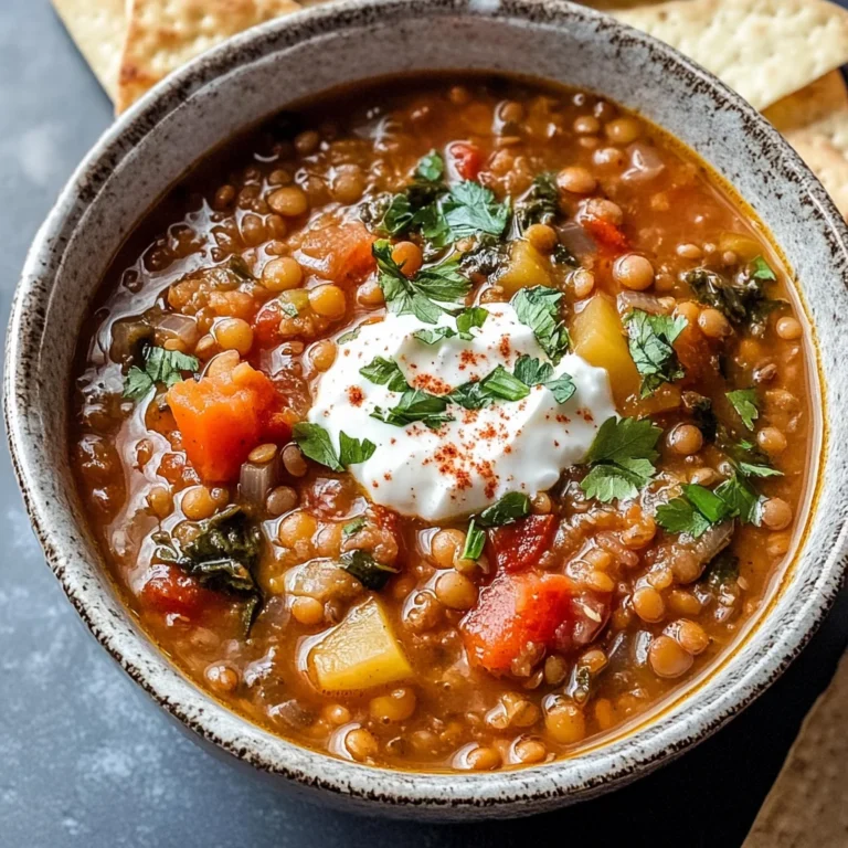 Detox Moroccan Lentil Soup