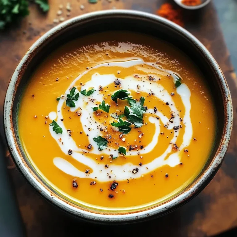 Easy Butternut Squash and Sweet Potato Soup