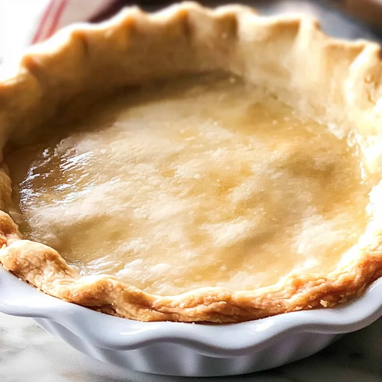Easy Homemade Pie Crust