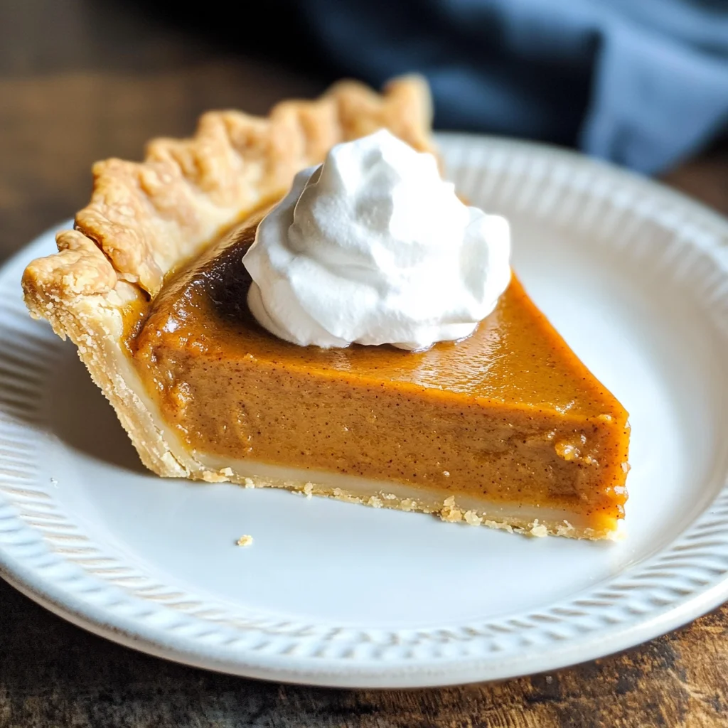 Easy Pumpkin Pie
