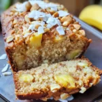 Hawaiian Banana Bread with Pineapple, Coconut & Macadamia Nuts