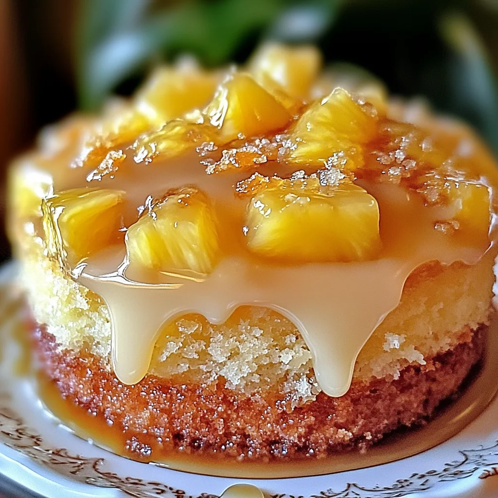 Juicy Pineapple Heaven Cake
