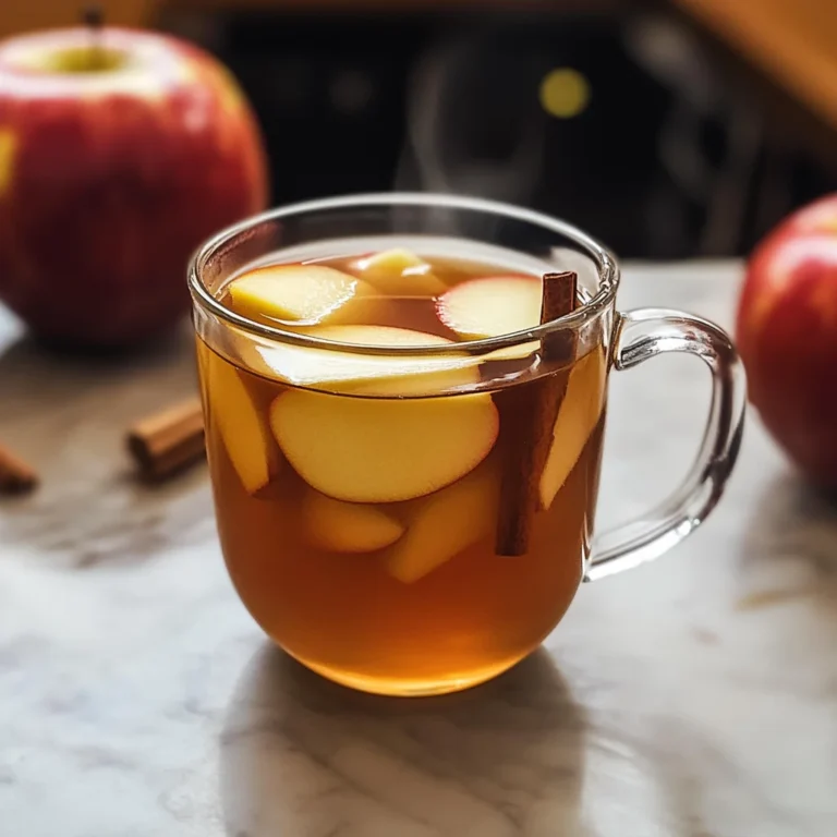 Korean Apple Tea with Ginger and Cinnamon (Saegwa Cha)