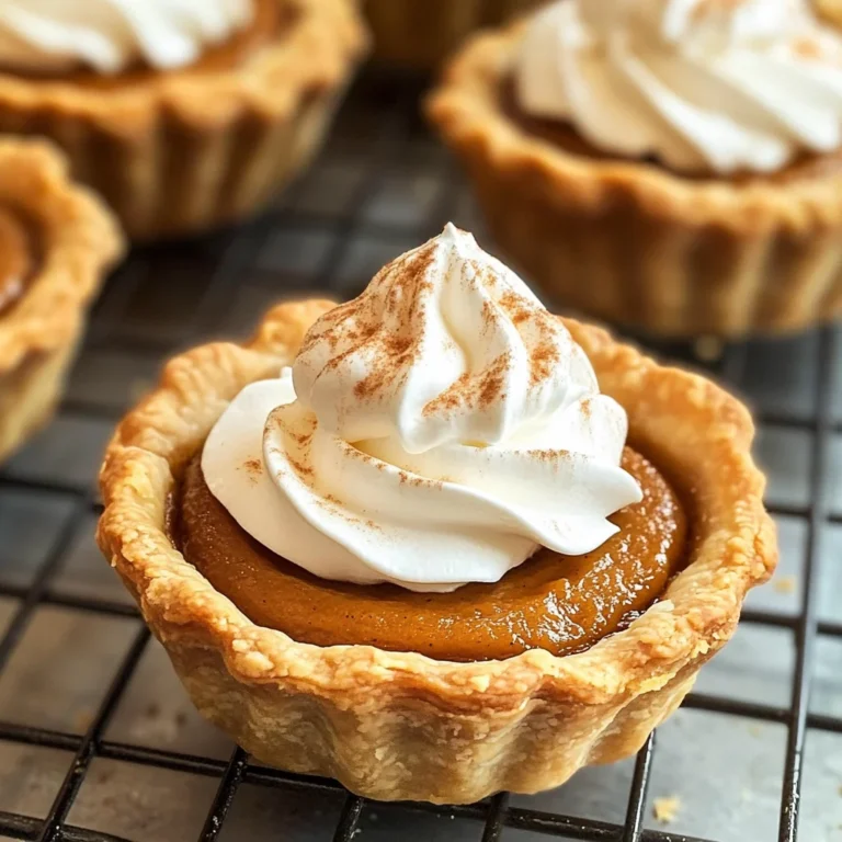 Mini Pumpkin Pies