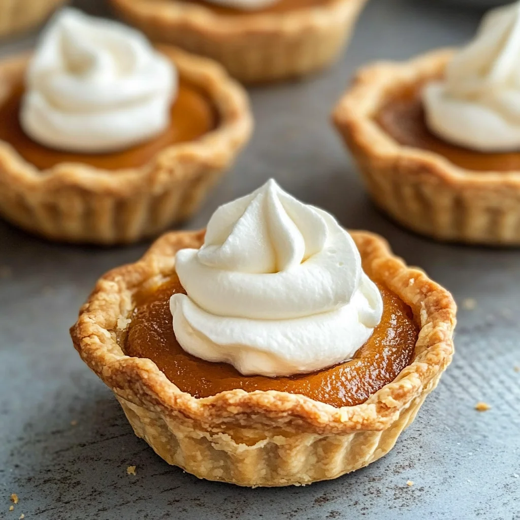 Mini Pumpkin Pies