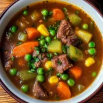 My Mom's Old-Fashioned Vegetable Beef Soup