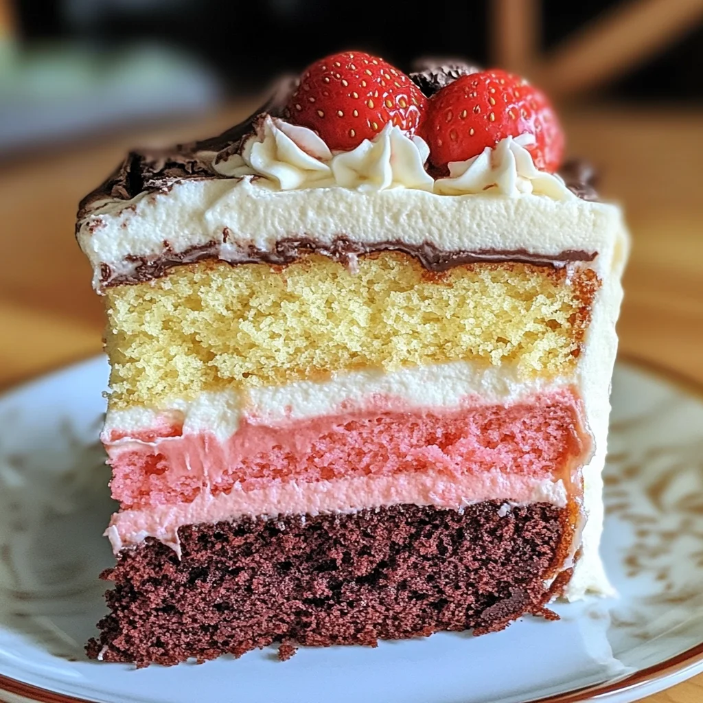 Neapolitan Cake