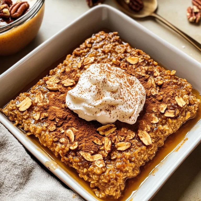 Pumpkin Baked Oatmeal