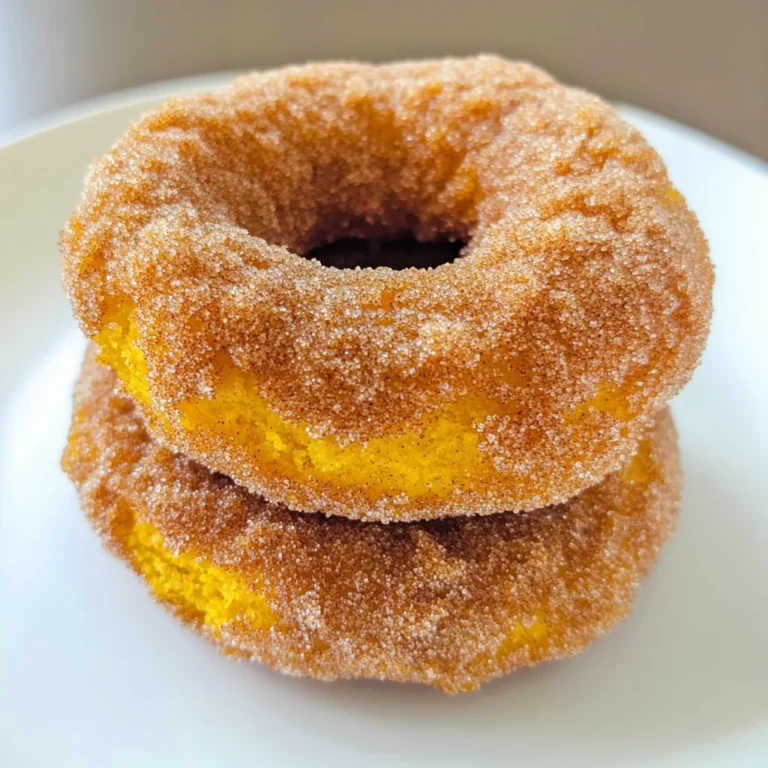 Pumpkin Cinnamon Sugar Donuts