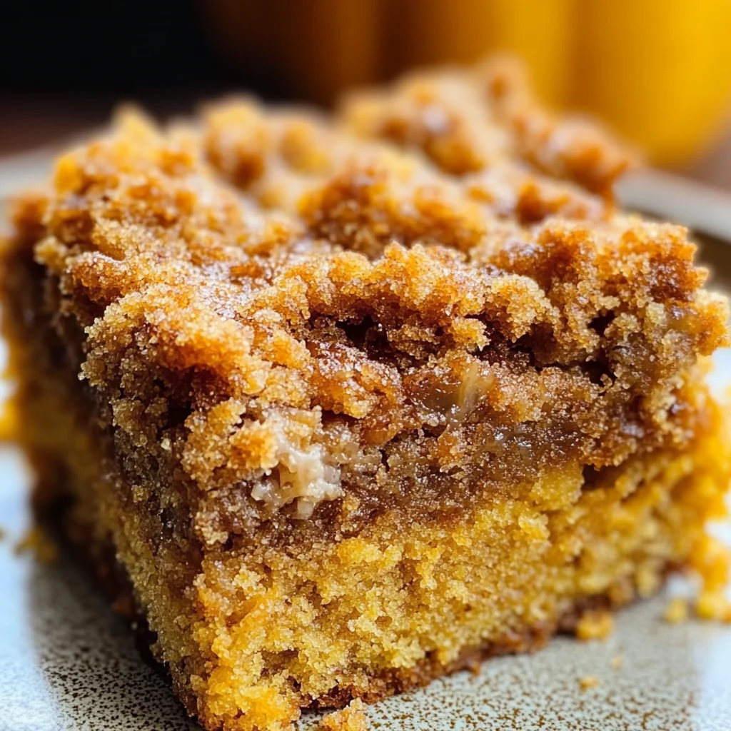 Pumpkin Coffee Cake